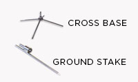 Pole + Cross Base