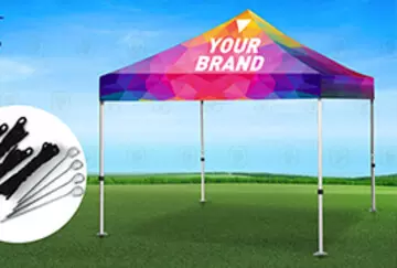 Large Format Printing Event Tents