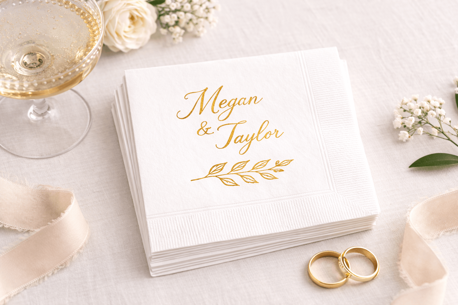 Foil Cocktail Napkins