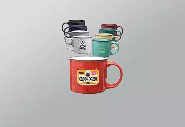 12 Oz. Black Cafe Latte Mug - 815-70 - IdeaStage Promotional Products