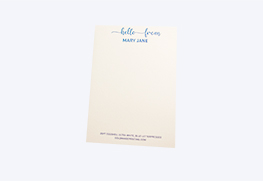 letterpress note cards