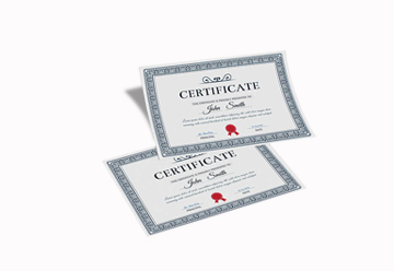 Certificates Printing