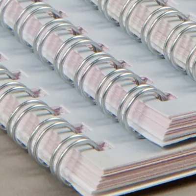 Wire-O Binding edges