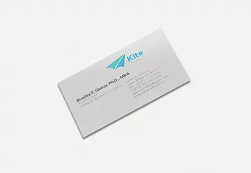 metallic shimmer business cards