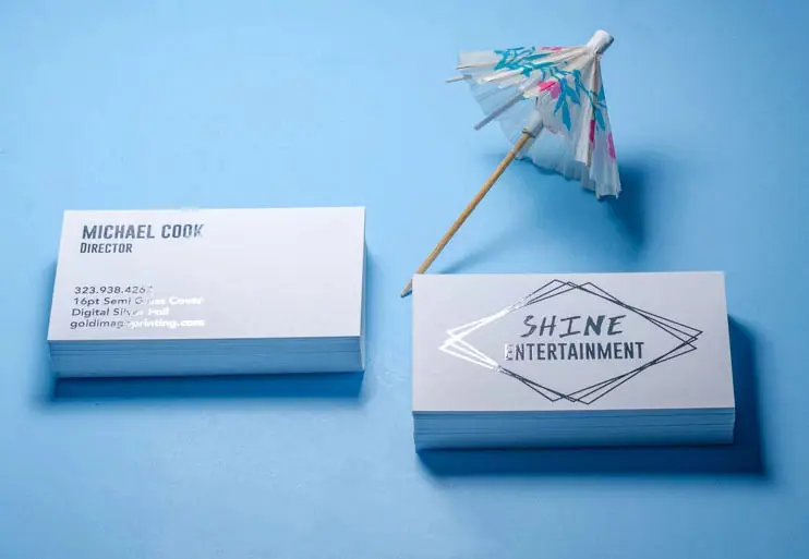 New York Digital Foil Business Cards