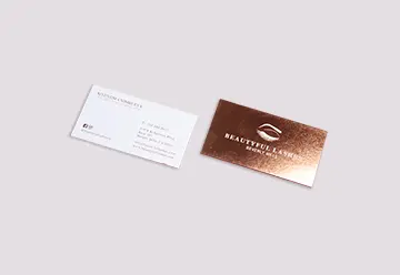 foil stamp business cards