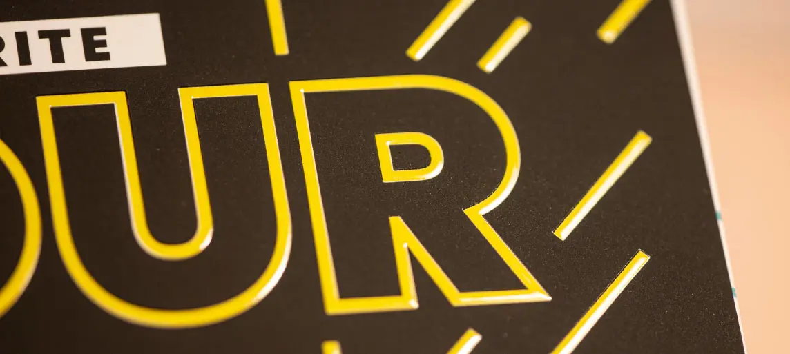 Raised Spot UV Printing