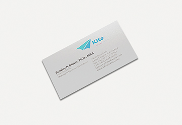 metallic shimmer business cards