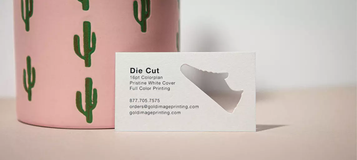 Custom Shape Die Cut Business Cards