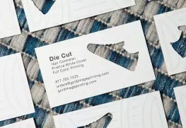 Die Cut Business Card Printing