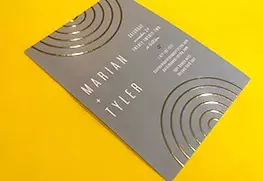 Custom Raised Digital Foil Invitation Printing