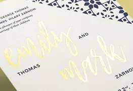 Ultra Thick Wedding Invitations