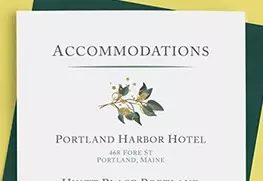 Accommodations Card Printing