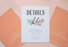 Wedding Details Cards Printing