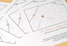 Wedding Direction Card Printing