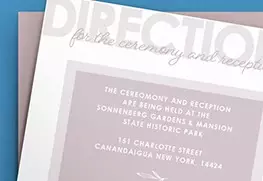 Custom Direction Card Printing