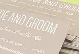 Wedding Enclosure Card Printing