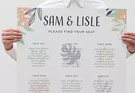 Wedding Seating Signs