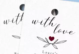 Bridal Shower Favor Tag Printing