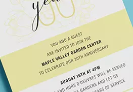 Business Anniversary Invitations