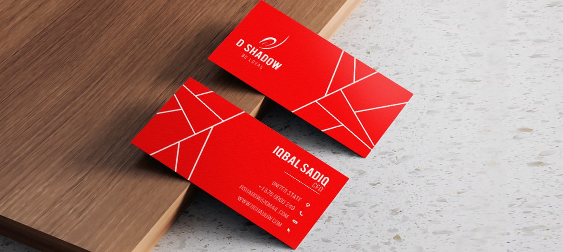 Colorplan Business Cards with White Ink