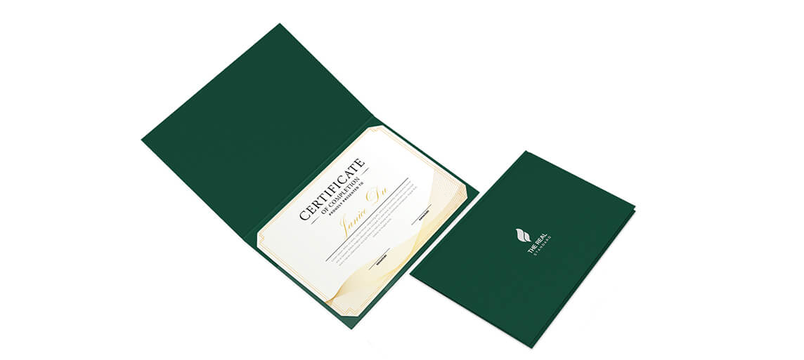 Custom Certificate Covers