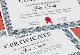 Award Certificates C