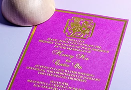 Foil Stamp Wedding Invites
