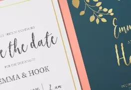 Foil Stamp Save The Dates