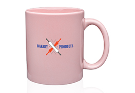 Ceramic custom coffee mug Pink