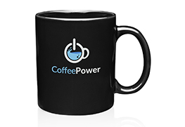 Ceramic custom coffee mug Group Black