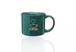 Campfire Coffee Mug Green