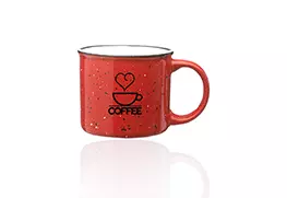 Campfire Coffee Mug Red