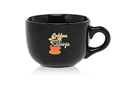 Cappuccino Custom Mug Black