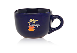 Cappuccino Custom Mug Blue