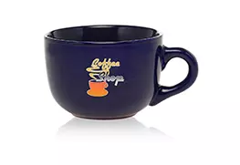 Cappuccino Custom Mug Blue