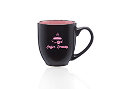Bistro Two Tone Coffee Mug Group Pink