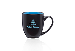 Bistro Two Tone Coffee Mug Group Blue