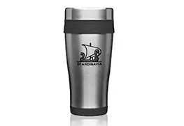 Insulated stainless steel Travel Mug Black