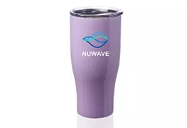 Stainless Steel Grip Travel Mug light purple