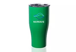 Stainless Steel Grip Travel Mug green