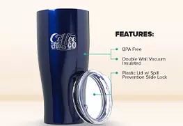 Stainless Steel Grip Travel Mug info