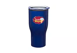 Challenger Steel travel mug blue