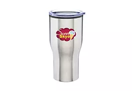 Challenger Steel travel mug silver