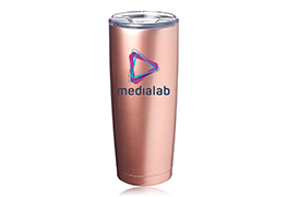 Pipette coffee tumbler rose gold