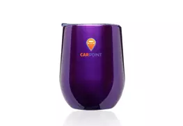 Largo Stemless Wine Glass with Lid purple