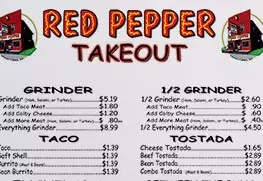 take out menu (red pepper)