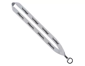 Polyester Lanyard white