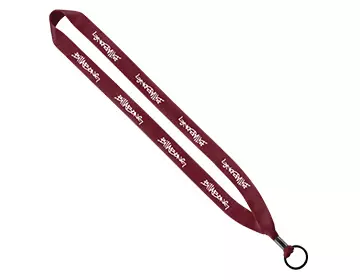 Polyester Lanyard burgundy