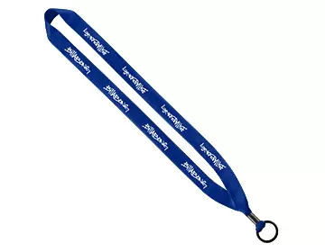 Polyester Lanyard royal blue